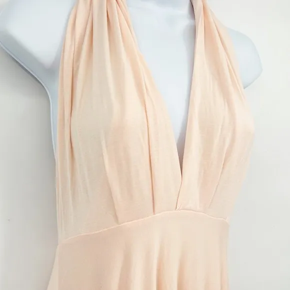 Lulus Tricks of‎ the Trade Blush Pink Convertible Maxi Bridesmaid Dress Size L - Image 5