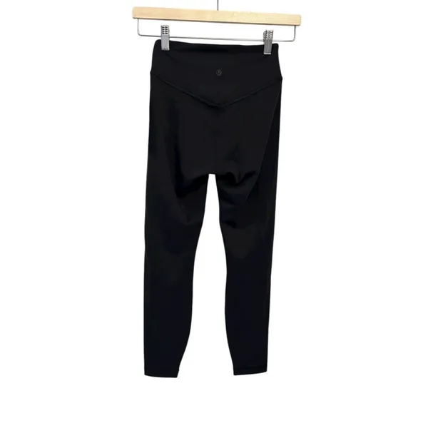 Lululemon Wunder Under Smooth Cover Tight Sz 4 25" Black NWT - Image 2