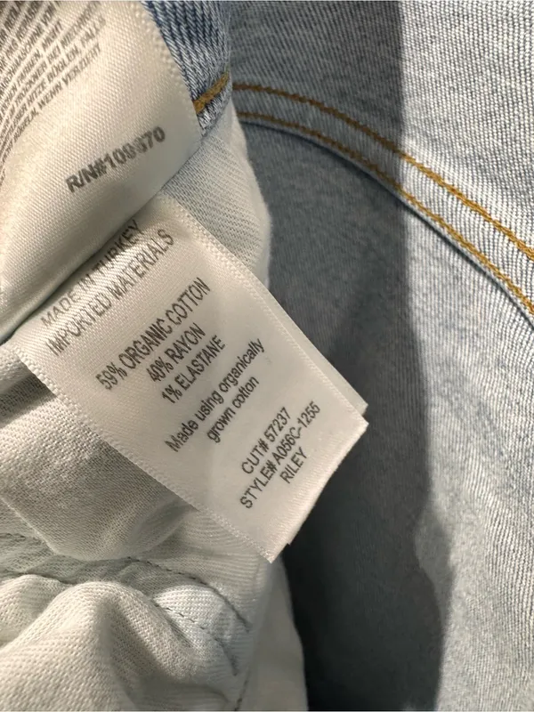 Agolde Riley Jeans Size 29 Straight Leg - Image 6