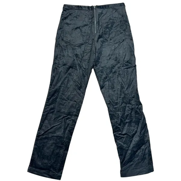Lulus Pants Sz M Black‎ Velvet Touch Cropped Ankle Pants Indie Alternative - Image 3