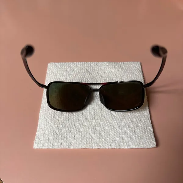 Maui Jim Black Sunglasses with Orange Lenses‎ - Image 13