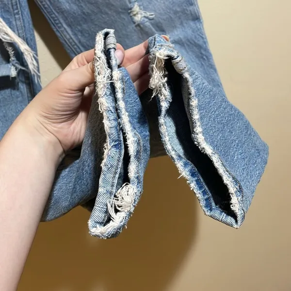 Abercrombie & Fitch Curve Love The '90s Straight Ultra High Rise Jeans 26/2 - Image 8