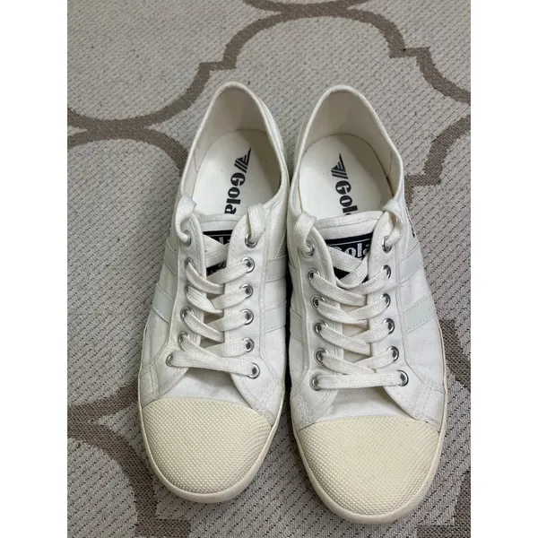 Gola Coaster women's sneakers in an off-white color, size 9 - Image 2