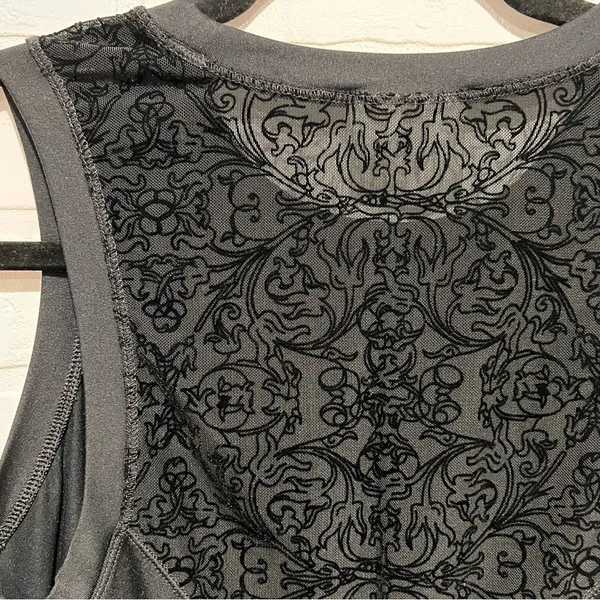 CALIA by Carrie Underwood Black Lace Workout Top - Image 8