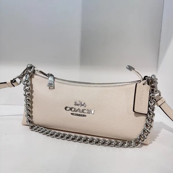 NWT Coach Charlotte Shoulder Bag cl407 with rainbow chain - Image 3