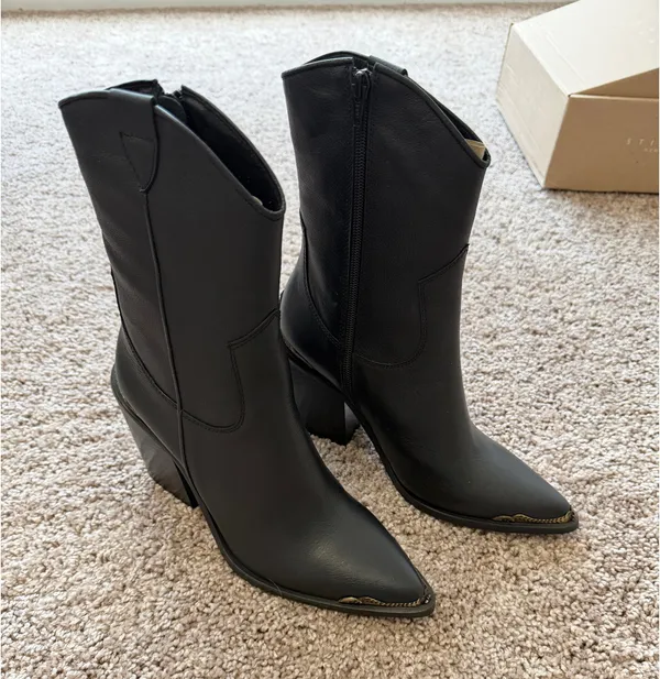 Stivali Coachella Lone Star Edition Cowboy Boots in Black - Image 4
