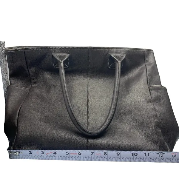 ILI NEW YORK and TORONTO dark brown genuine leather tote bag - Image 13