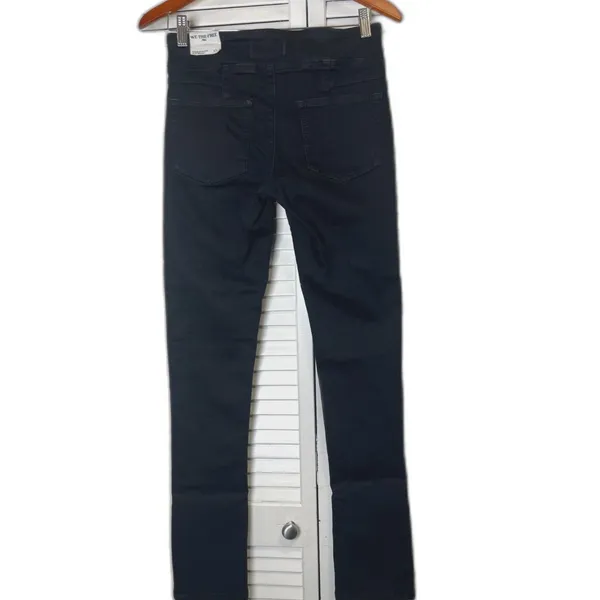 Free People We The Free Black Double Dutch PullOn Slit Skinny Jeans Size XS NWT! - Image 6