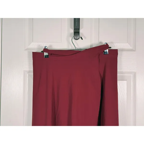 Halara Breezeful High Waisted Convertible Midi Skirt Dress Size Large Burgundy - Image 7