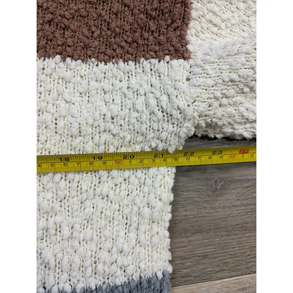 Altard State Colorblock Popcorn Knit Sweater Medium Cozy Fall Winter - Image 5