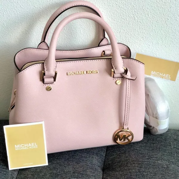 Michael Kors Savannah Saffiano Small Satchel New! - Image 4