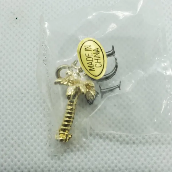 NIB Diamonds International Gold Palm Tree Charm - Image 2