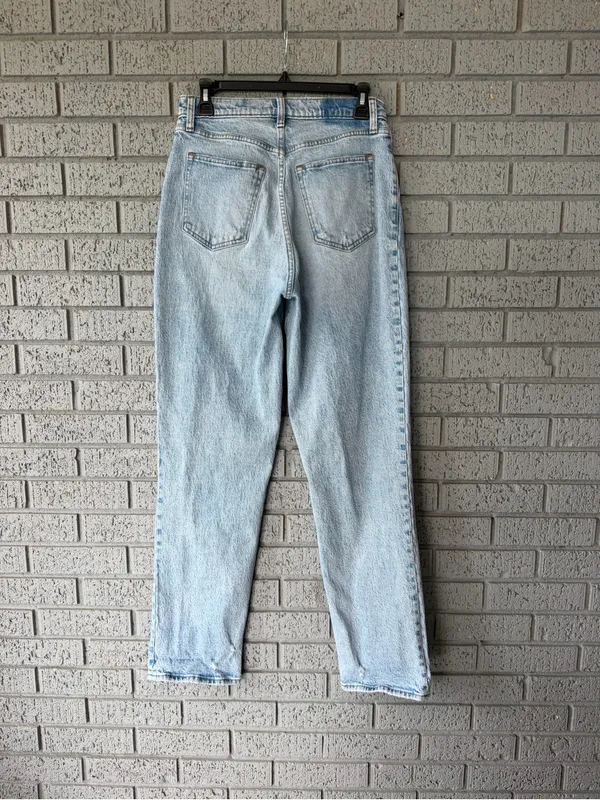 Abercrombie & Fitch Curve Love 90s Straight Ultra High Rise Jeans Size 29 - Image 6