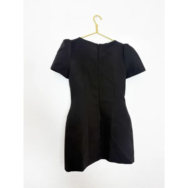 Zara Woman FW25 Black Short Pleated Pocket Dress 8839/777 Medium Chic Preppy - Image 12