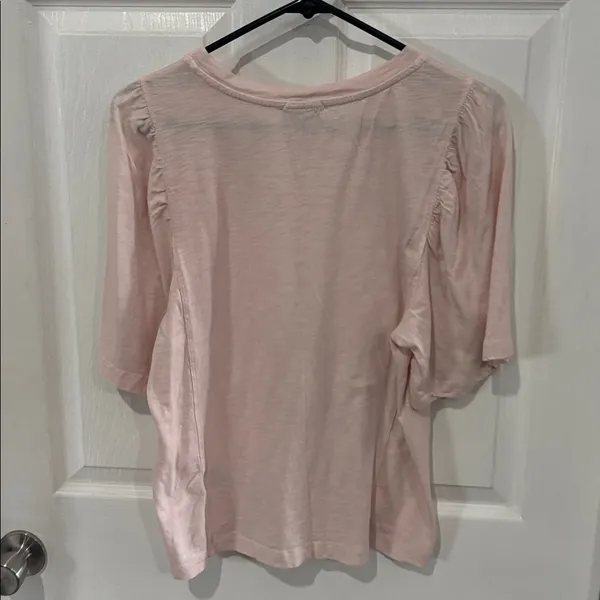 Evereve Blush Puff-Sleeve Crewneck Tee - Image 4