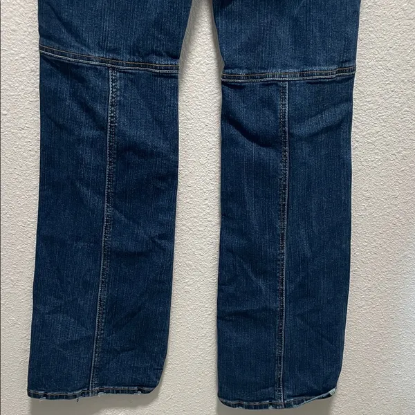 DOLLHOUSE Y2K Vintage Denim Low Rise Flare Jeans Size 7 - Image 5