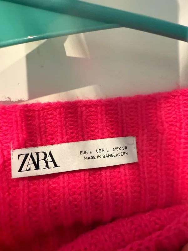 Pink ZARA Sweater - Image 2