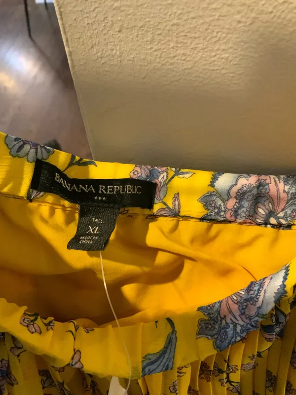 Banana republic skirt Yellow Size XL - Image 2