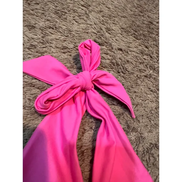 Aerie‎ Pink Halter High Waisted Bikini Set XS NWT Two Piece Swimsuit - Image 3