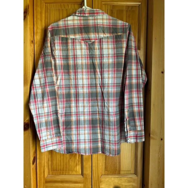 VT Wrangler Wrancher Women's L Pearl Snap Western button Down Shirt‎ Long Sleeve - Image 2