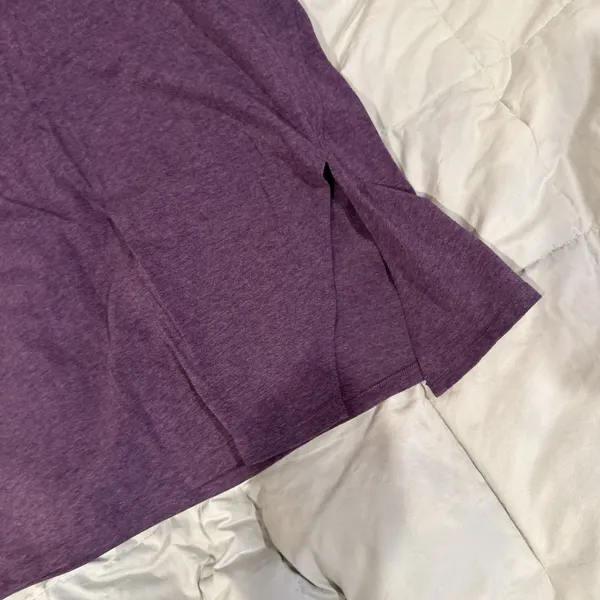 Lululemon Short Sleeve Shirt Purple Size 4 Size S/M - Image 7