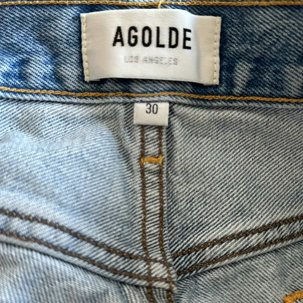 AGOLDE NWOT Parker Vintage Denim Cut Off Short in Swapmeet sz 30 - Image 8