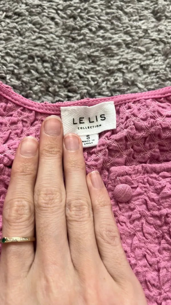 Le lis Pink Button Up Cardigan - Image 2