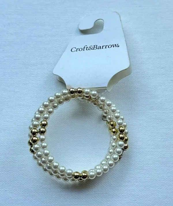 Croft & Barrow Fashion Statement Beaded Wrap Jewelry Bracelet New in Package - Image 4