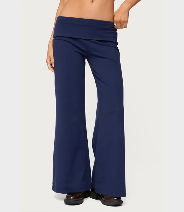 Edikted Fold Over Pants - Image 3