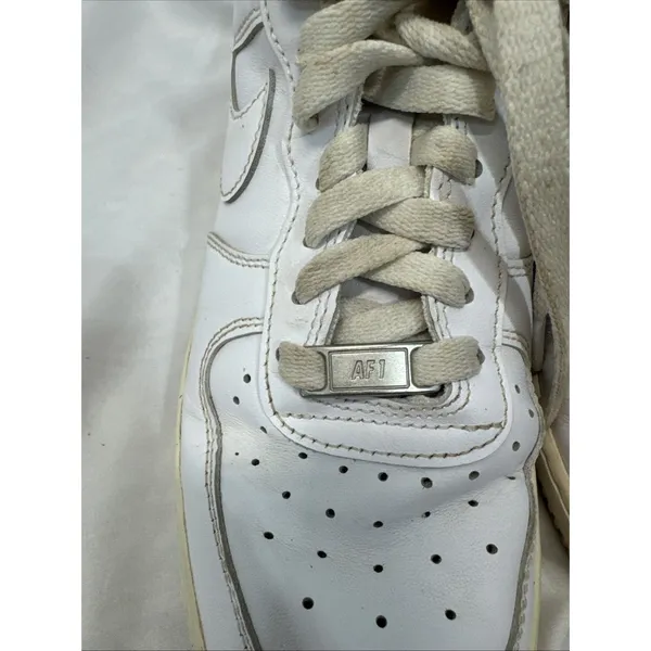 Nike Air Force 1 Low Triple White Shoes Womens 8 Athletic Sneaker DD8959-100 - Image 7