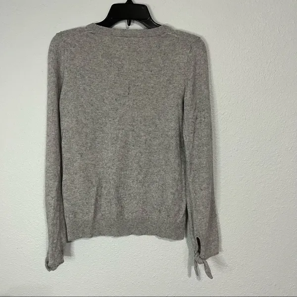 Banana Republic Fine Italian Yarn by Filpucci Tie Sleeve Sweater Size Medium - Image 5