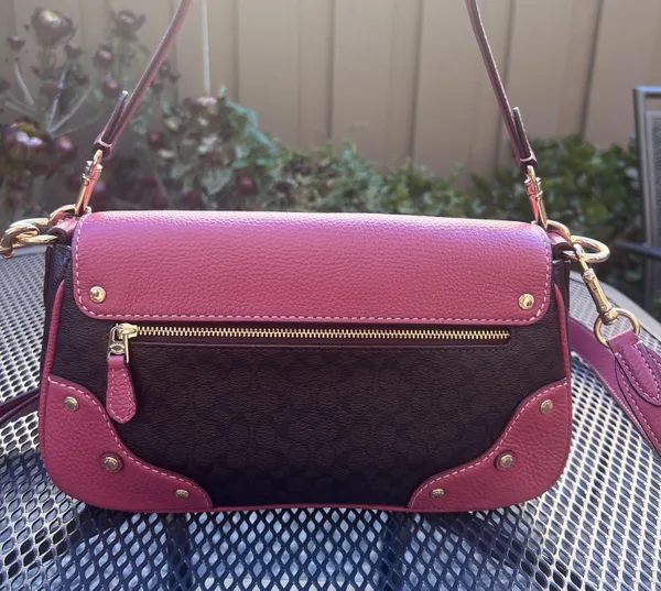 coach Millie Shoulder Bag In Colorblock Signature Canvas ce639 - Image 3