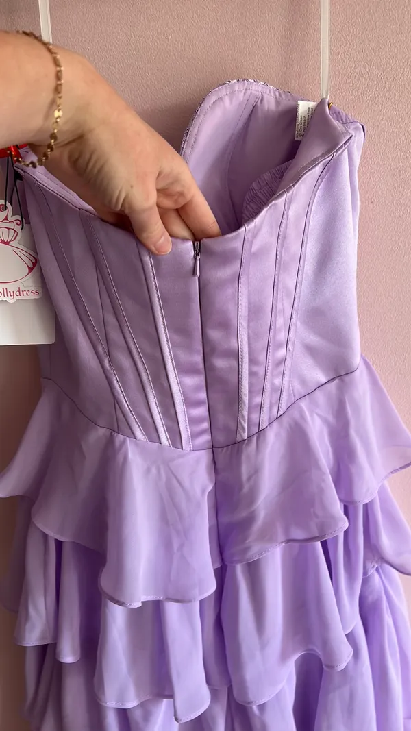 Oh molly lavender prom dress - Image 4