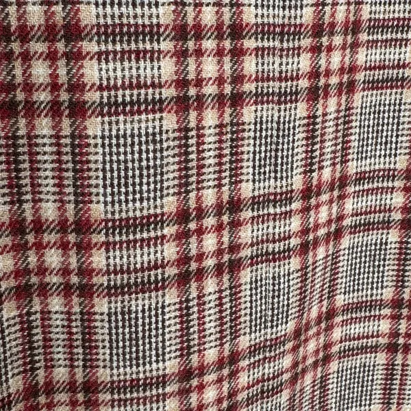 1970s Pendleton Virgin Wool Plaid Skirt USA Midi 27” Brown Red Medium - Image 9