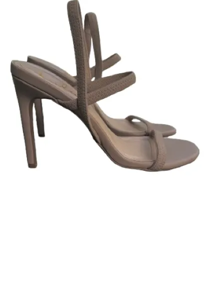Lulu's Nude Strappy Sandal - Elegant Women's Heels - Image 2