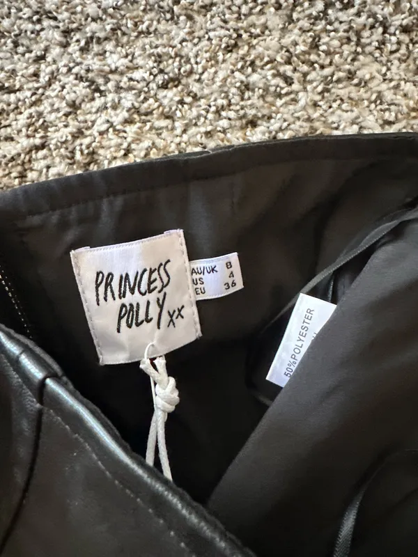princess polly black corset strapless top - Image 3