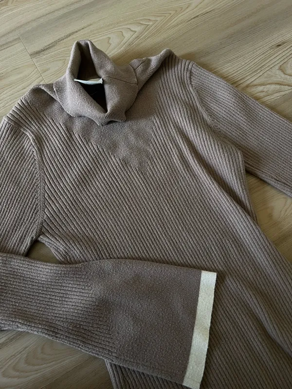 Varley Ravena ribbed-knit turtleneck top - Image 8