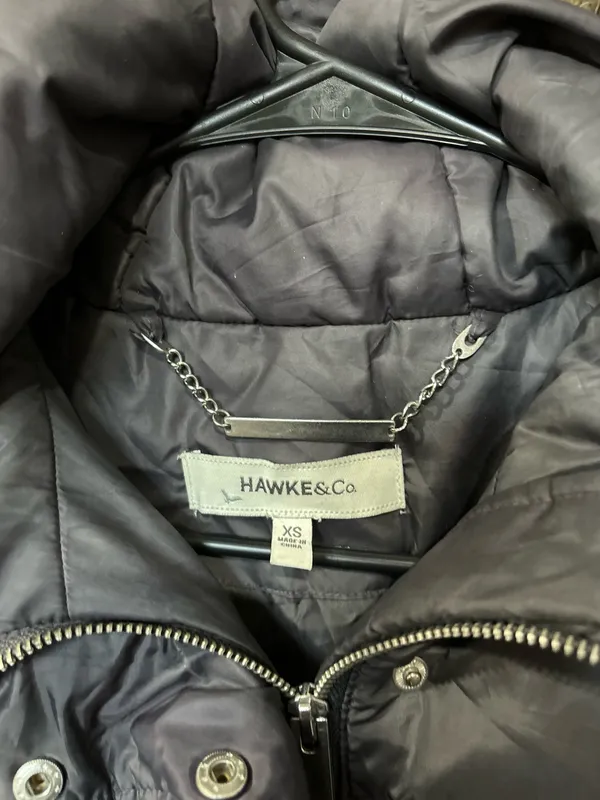 Hawke & Co. Long Dark Grey Coat - Image 5