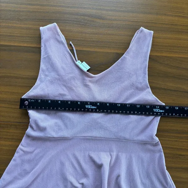 2000s Vintage Sweet Pea by Stacy Frati Pink Mesh Tie Front Babydoll Top Medium - Image 6