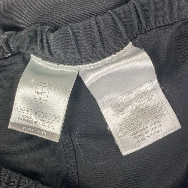 Nike Black Tennis Sport Athletic Mini Skort Skirt S - Image 5