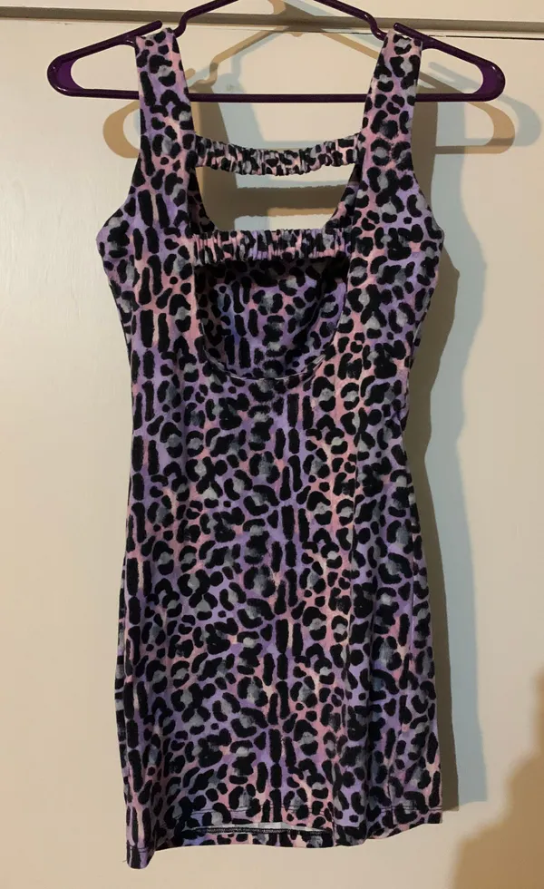 GB Multi Color Leopard Print Mini Dress Size XS By - Image 2