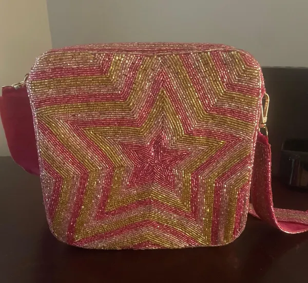 Boutique Fully Beaded Star Purse Multiple - Image 3
