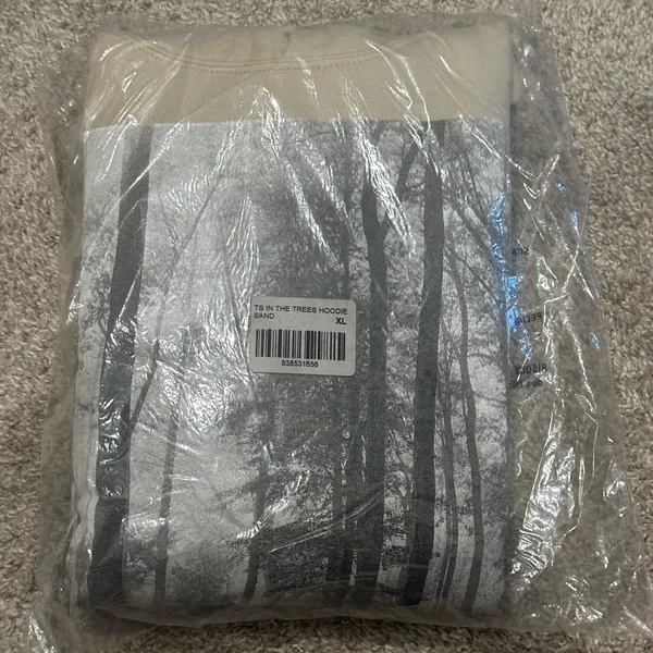 Folklore In The Trees Hoodie Beige XL BRAND NEW Taylor Swift Sweatshirt - Image 2
