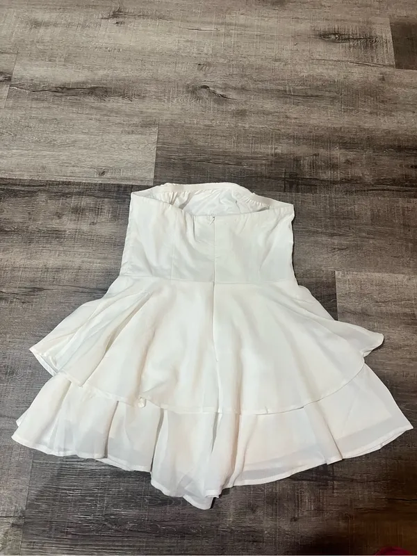 PRINCESS POLLY Rolla Romper in White - Image 4