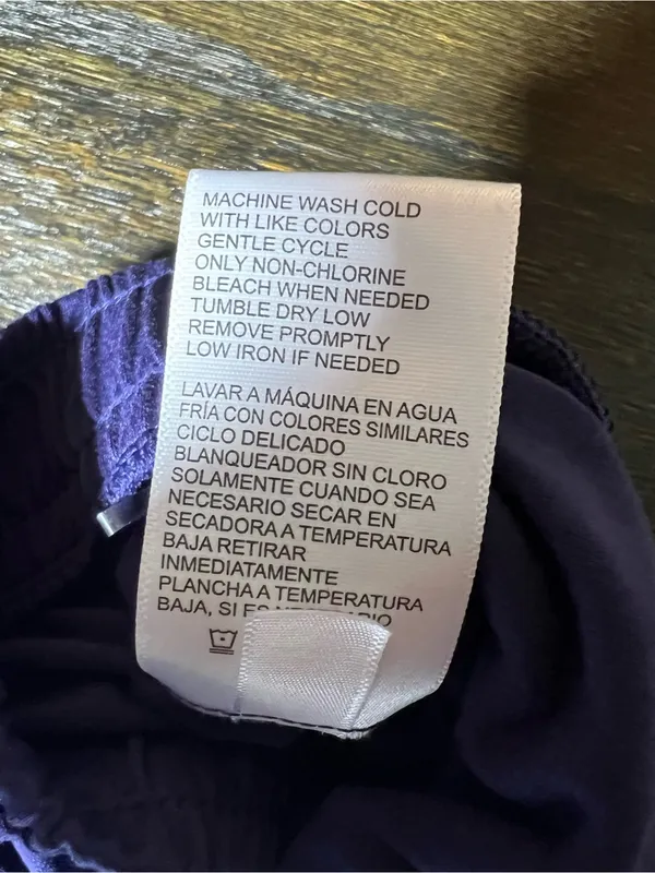 DKNY 2-Pack Purple Pants Brushed Jersey with Pockets XL - Image 8