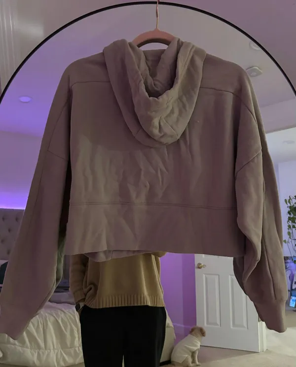 Gilly Hicks Crop Zip-Up Hoodie - Image 3