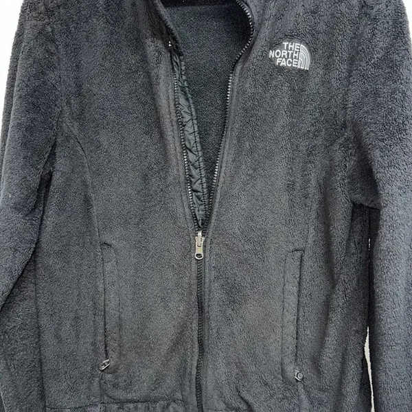 Tthe North Face Osito Fleece Jacket Womens Size S Black Full Zip - Image 2