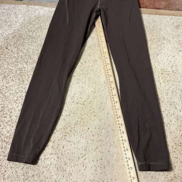 Quince‎ High Waisted Pocket Leggings Womens Small Brown Active Yoga Athleisure - Image 4