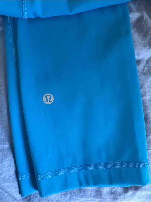 lululemon athletica Electric Blue High-Rise Cropped Leggings / R4 - Image 4