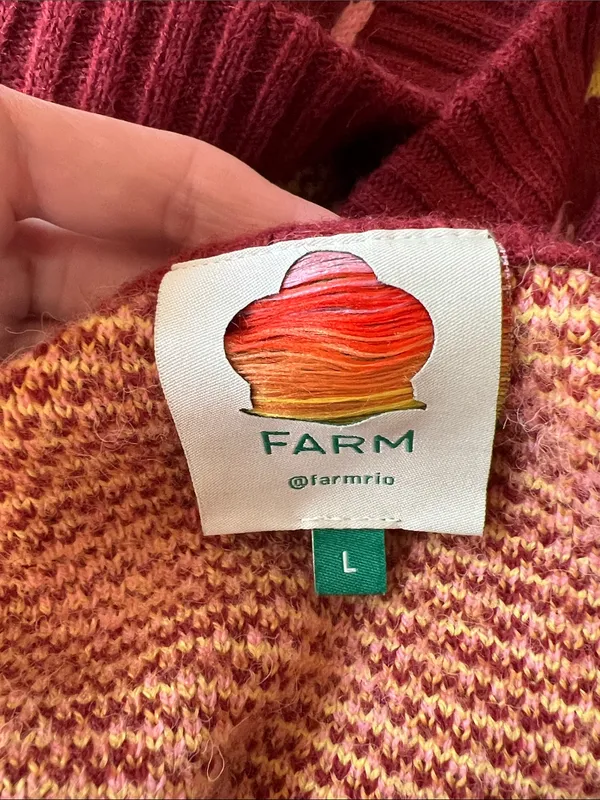 Farm Rio Toucanissimo Cardigan Size Medium - Image 5